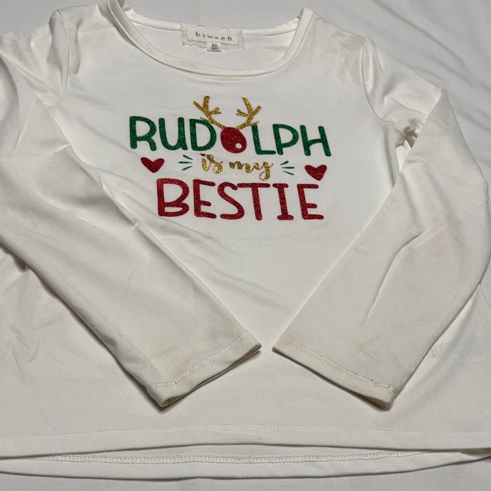 Festive Rudolph Graphic Tee - Picture 2 of 6